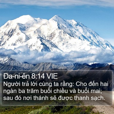 Ða-ni-ên 8:14 VIE Bible Verse Image