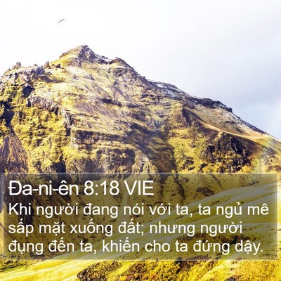 Ða-ni-ên 8:18 VIE Bible Verse Image