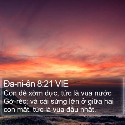 Ða-ni-ên 8:21 VIE Bible Verse Image