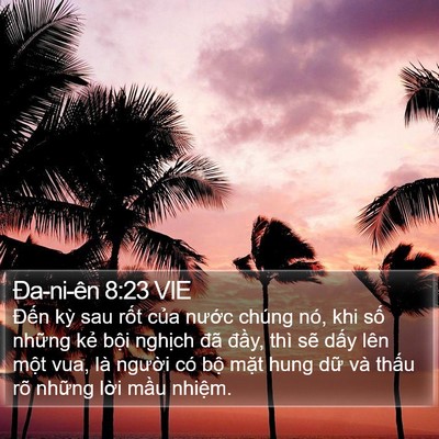 Ða-ni-ên 8:23 VIE Bible Verse Image