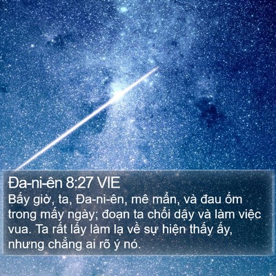 Ða-ni-ên 8:27 VIE Bible Verse Image