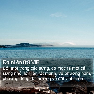 Ða-ni-ên 8:9 VIE Bible Verse Image