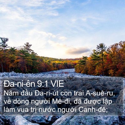 Ða-ni-ên 9:1 VIE Bible Verse Image