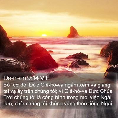 Ða-ni-ên 9:14 VIE Bible Verse Image
