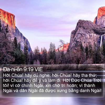 Ða-ni-ên 9:19 VIE Bible Verse Image
