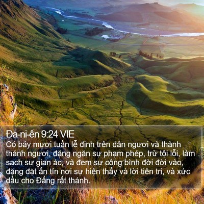 Ða-ni-ên 9:24 VIE Bible Verse Image