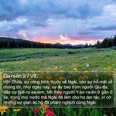 Ða-ni-ên 9:7 VIE Bible Verse Image