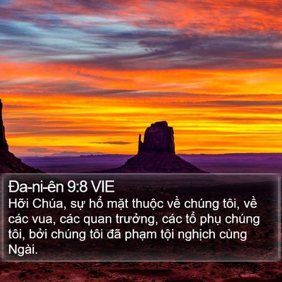 Ða-ni-ên 9:8 VIE Bible Verse Image