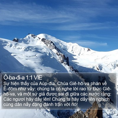 Ô-ba-đi-a 1:1 VIE Bible Verse Image
