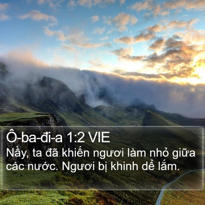 Ô-ba-đi-a 1:2 VIE Bible Verse Image