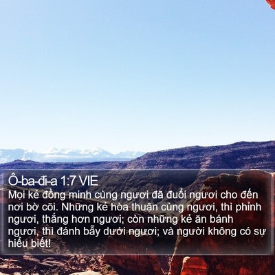 Ô-ba-đi-a 1:7 VIE Bible Verse Image