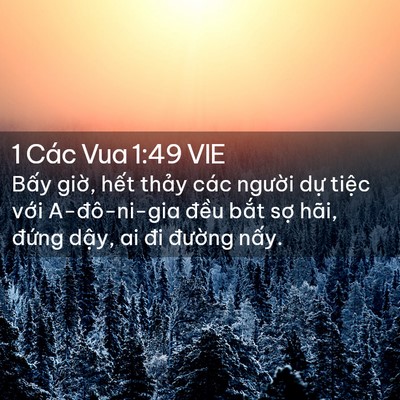 Picture 02 - 1 Các Vua 1:49 VIE - Bấy giờ, hết thảy các người dự - Bible Verse Picture