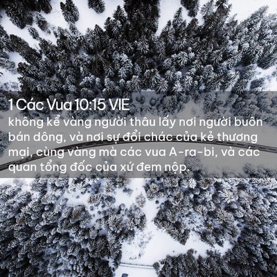 Picture 02 - 1 Các Vua 10:15 VIE - không kể vàng người thâu lấy nơi - Bible Verse Picture
