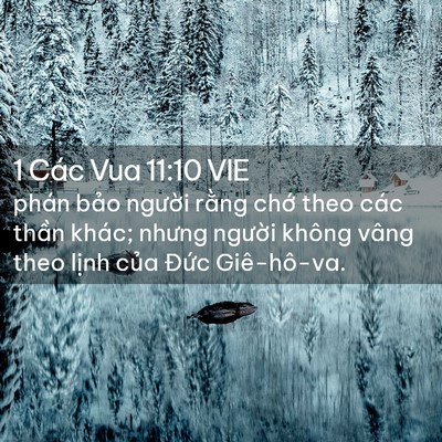 Picture 02 - 1 Các Vua 11:10 VIE - phán bảo người rằng chớ theo các - Bible Verse Picture