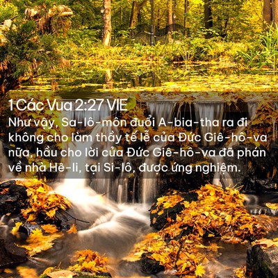 Picture 02 - 1 Các Vua 2:27 VIE - Như vậy, Sa-lô-môn đuổi A-bia-tha ra đi - Bible Verse Picture