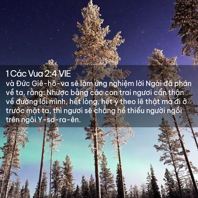 Picture 02 - 1 Các Vua 2:4 VIE - và Đức Giê-hô-va sẽ làm ứng nghiệm - Bible Verse Picture