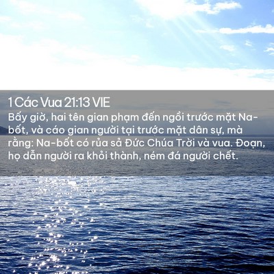 Picture 02 - 1 Các Vua 21:13 VIE - Bấy giờ, hai tên gian phạm đến ngồi - Bible Verse Picture