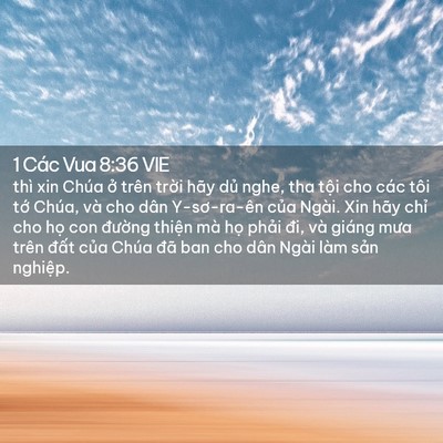 Picture 02 - 1 Các Vua 8:36 VIE - thì xin Chúa ở trên trời hãy dủ nghe, - Bible Verse Picture