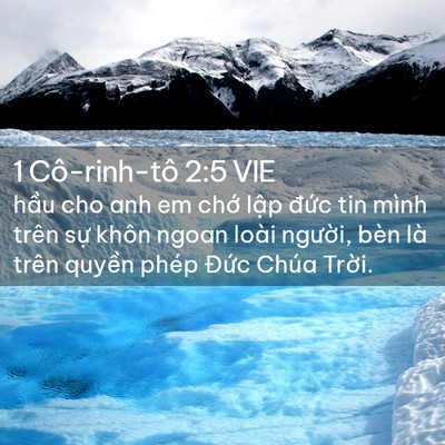 Picture 02 - 1 Cô-rinh-tô 2:5 VIE - hầu cho anh em chớ lập đức tin mình - Bible Verse Picture