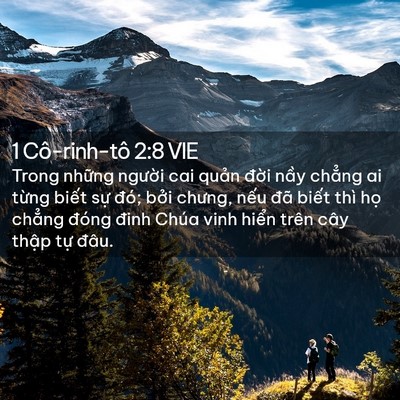 Picture 02 - 1 Cô-rinh-tô 2:8 VIE - Trong những người cai quản đời nầy - Bible Verse Picture
