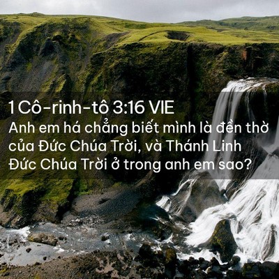 Picture 02 - 1 Cô-rinh-tô 3:16 VIE - Anh em há chẳng biết mình là đền thờ - Bible Verse Picture