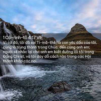 Picture 02 - 1 Cô-rinh-tô 4:17 VIE - Vì cớ đó, tôi đã sai Ti-mô-thê, là con - Bible Verse Picture