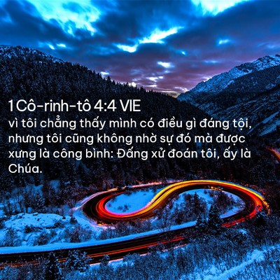 Picture 02 - 1 Cô-rinh-tô 4:4 VIE - vì tôi chẳng thấy mình có điều gì - Bible Verse Picture
