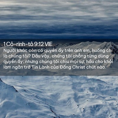Picture 02 - 1 Cô-rinh-tô 9:12 VIE - Người khác còn có quyền ấy trên anh - Bible Verse Picture