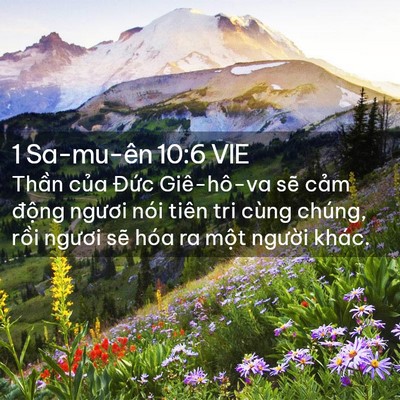 Picture 02 - 1 Sa-mu-ên 10:6 VIE - Thần của Đức Giê-hô-va sẽ cảm - Bible Verse Picture