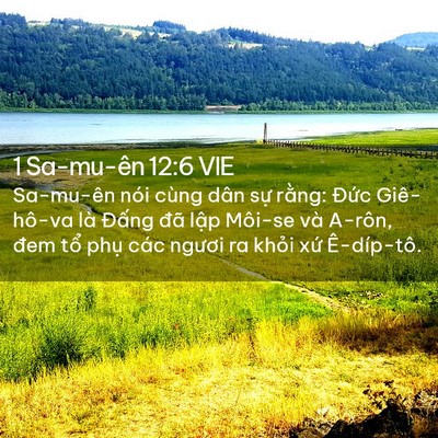 Picture 02 - 1 Sa-mu-ên 12:6 VIE - Sa-mu-ên nói cùng dân sự rằng: Đức - Bible Verse Picture