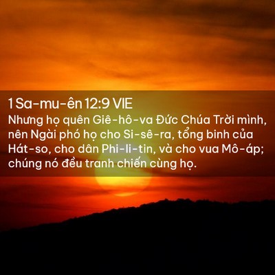 Picture 02 - 1 Sa-mu-ên 12:9 VIE - Nhưng họ quên Giê-hô-va Đức Chúa Trời - Bible Verse Picture