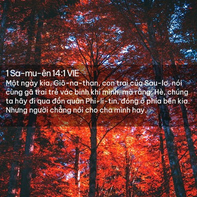 Picture 02 - 1 Sa-mu-ên 14:1 VIE - Một ngày kia, Giô-na-than, con trai của - Bible Verse Picture