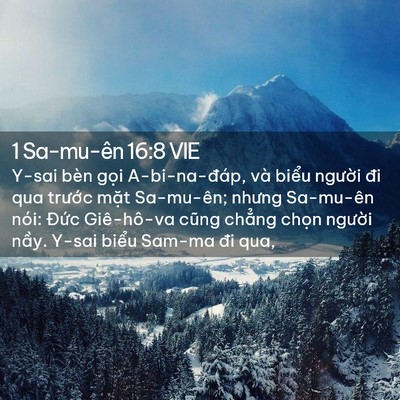 Picture 02 - 1 Sa-mu-ên 16:8 VIE - Y-sai bèn gọi A-bi-na-đáp, và biểu - Bible Verse Picture