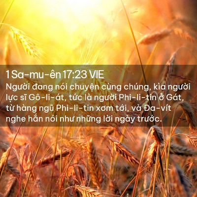 Picture 02 - 1 Sa-mu-ên 17:23 VIE - Người đang nói chuyện cùng chúng, kìa - Bible Verse Picture