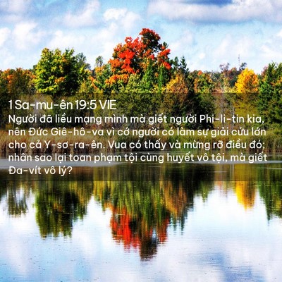 Picture 02 - 1 Sa-mu-ên 19:5 VIE - Người đã liều mạng mình mà giết - Bible Verse Picture