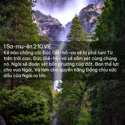 Picture 02 - 1 Sa-mu-ên 2:10 VIE - Kẻ nào chống cãi Đức Giê-hô-va sẽ - Bible Verse Picture