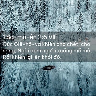 Picture 02 - 1 Sa-mu-ên 2:6 VIE - Đức Giê-hô-va khiến cho chết, cho - Bible Verse Picture