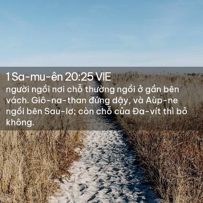 Picture 02 - 1 Sa-mu-ên 20:25 VIE - người ngồi nơi chỗ thường ngồi ở - Bible Verse Picture