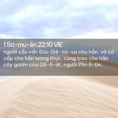 Picture 02 - 1 Sa-mu-ên 22:10 VIE - người cầu vấn Đức Giê-hô-va cho - Bible Verse Picture