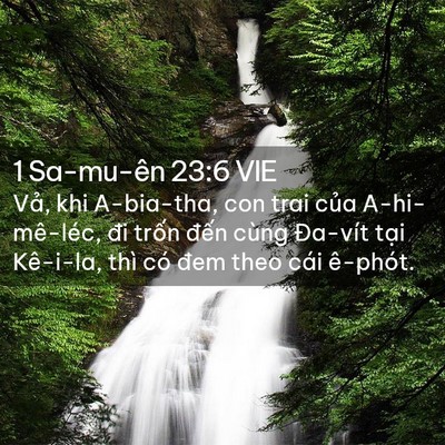 Picture 02 - 1 Sa-mu-ên 23:6 VIE - Vả, khi A-bia-tha, con trai của - Bible Verse Picture