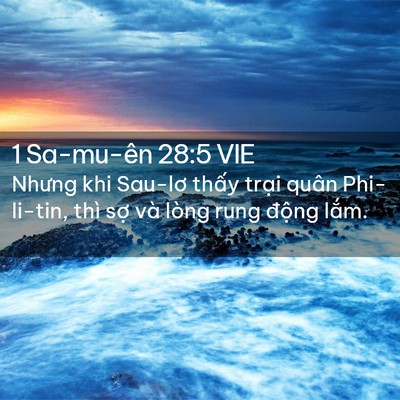 Picture 02 - 1 Sa-mu-ên 28:5 VIE - Nhưng khi Sau-lơ thấy trại quân - Bible Verse Picture