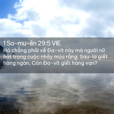 Picture 02 - 1 Sa-mu-ên 29:5 VIE - Há chẳng phải về Đa-vít này mà - Bible Verse Picture