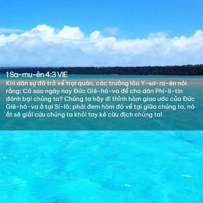 Picture 02 - 1 Sa-mu-ên 4:3 VIE - Khi dân sự đã trở về trại quân, các - Bible Verse Picture