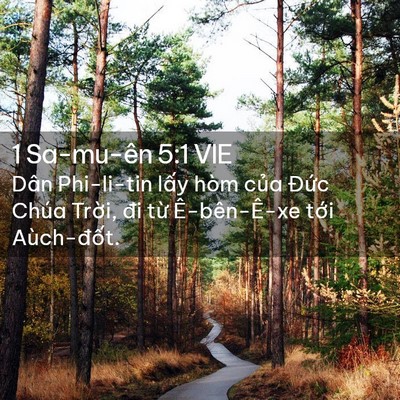 Picture 02 - 1 Sa-mu-ên 5:1 VIE - Dân Phi-li-tin lấy hòm của Đức Chúa - Bible Verse Picture