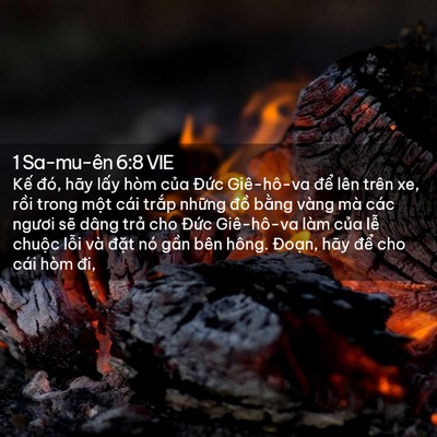 Picture 02 - 1 Sa-mu-ên 6:8 VIE - Kế đó, hãy lấy hòm của Đức - Bible Verse Picture