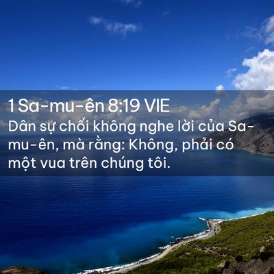 Picture 02 - 1 Sa-mu-ên 8:19 VIE - Dân sự chối không nghe lời của - Bible Verse Picture