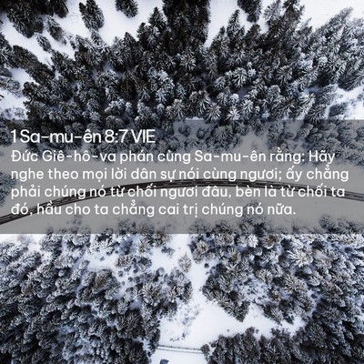 Picture 02 - 1 Sa-mu-ên 8:7 VIE - Đức Giê-hô-va phán cùng Sa-mu-ên rằng: - Bible Verse Picture