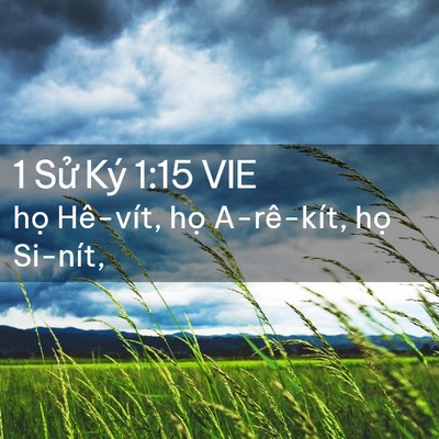 Picture 02 - 1 Sử Ký 1:15 VIE - họ Hê-vít, họ A-rê-kít, họ - Bible Verse Picture