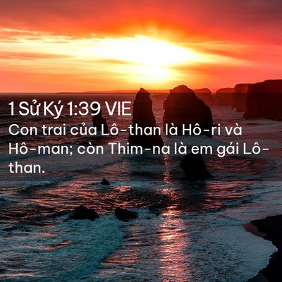 Picture 02 - 1 Sử Ký 1:39 VIE - Con trai của Lô-than là Hô-ri và Hô-man; - Bible Verse Picture