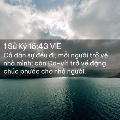 Picture 02 - 1 Sử Ký 16:43 VIE - Cả dân sự đều đi, mỗi người trở - Bible Verse Picture